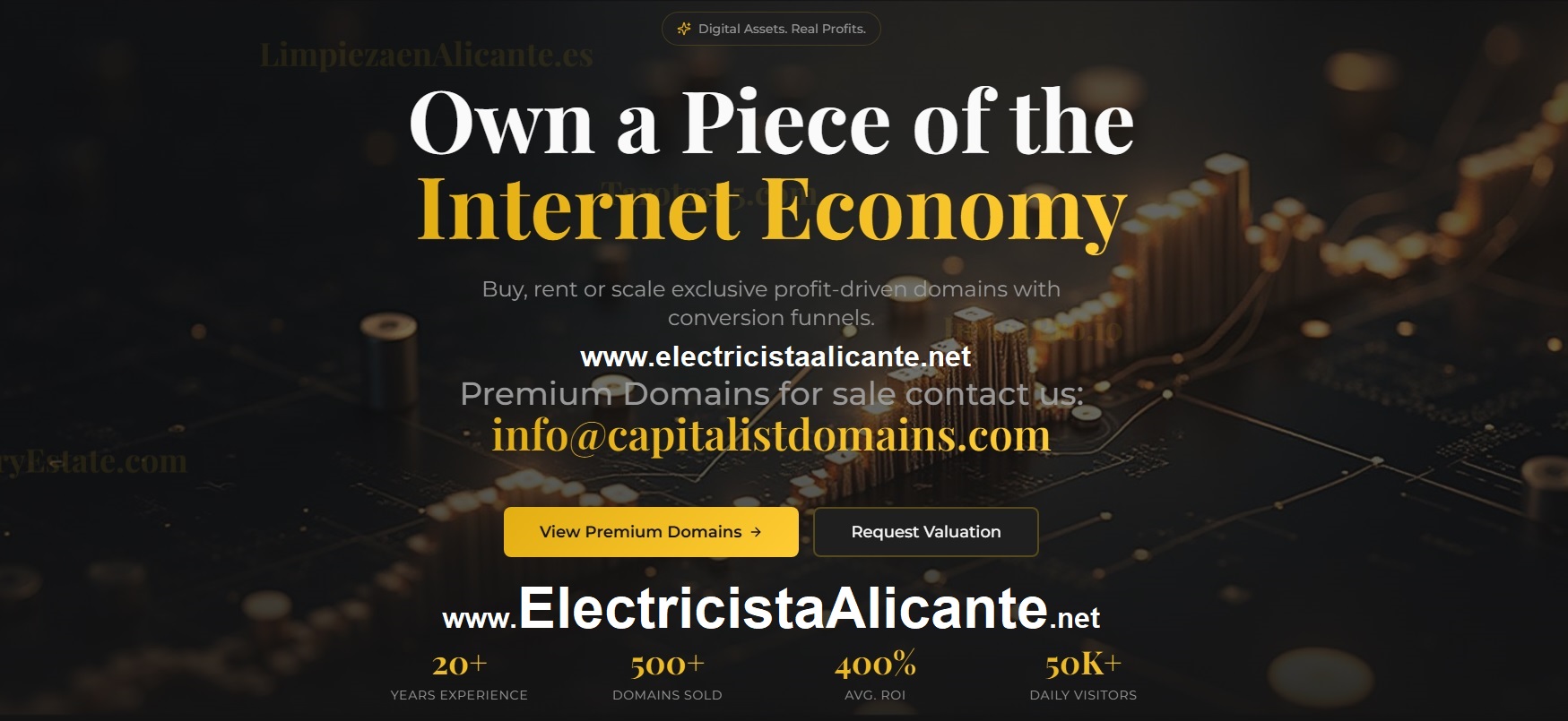 ElectricistaAlicante.net - marca para servicios de electricista en Alicante